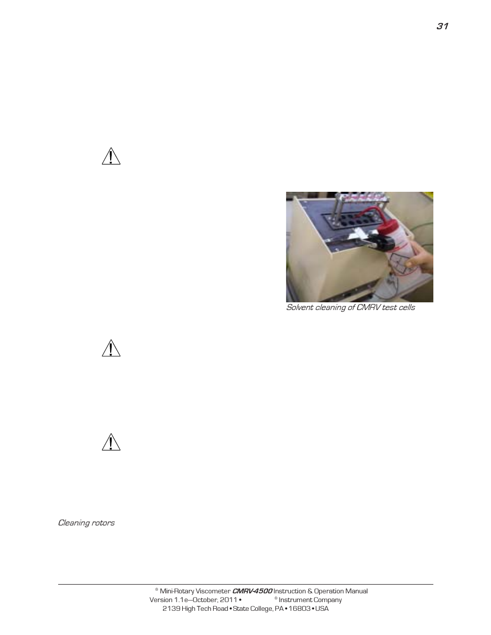 Cannon Instrument CMRV-4500 User Manual | Page 37 / 128
