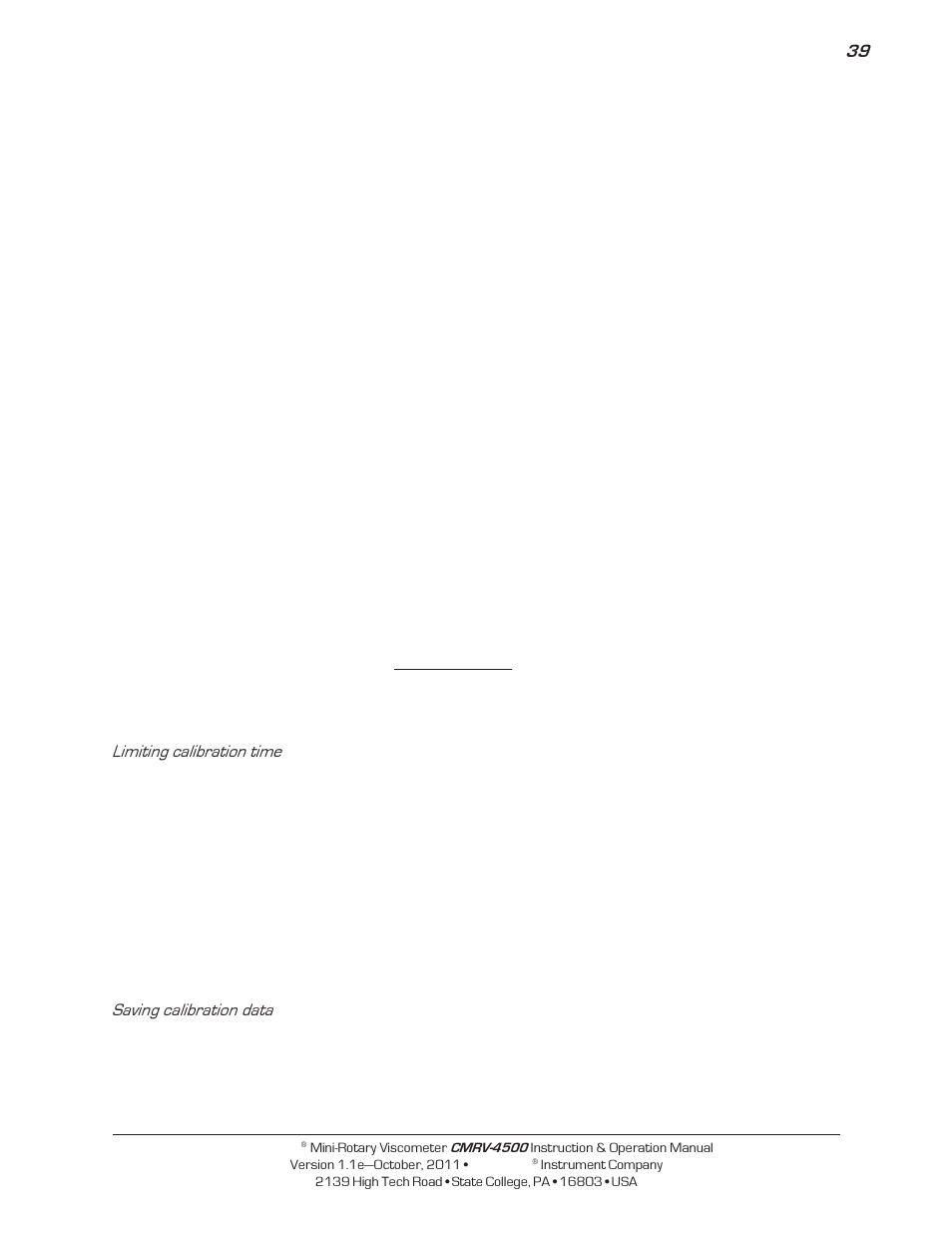 Cannon Instrument CMRV-4500 User Manual | Page 45 / 128