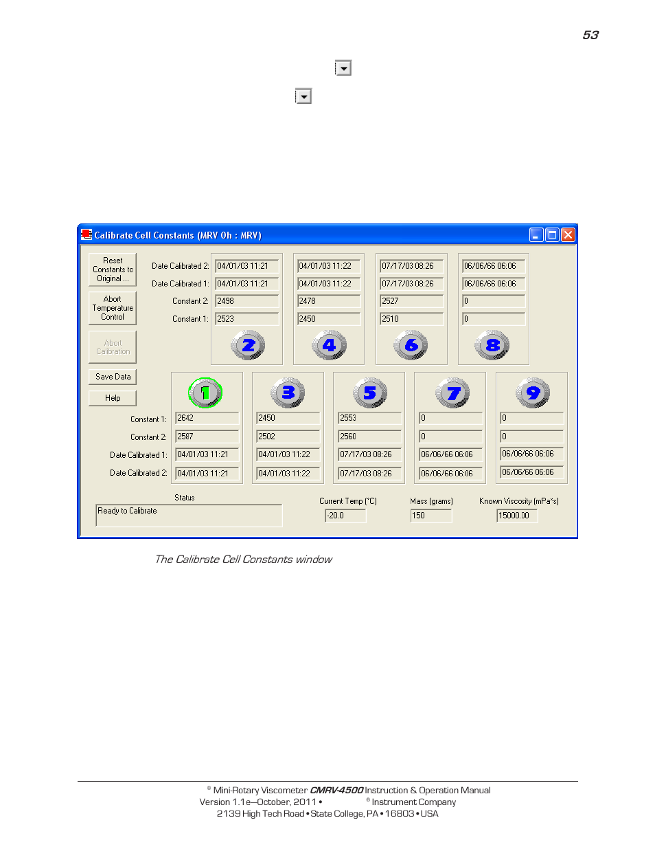 Cannon Instrument CMRV-4500 User Manual | Page 59 / 128