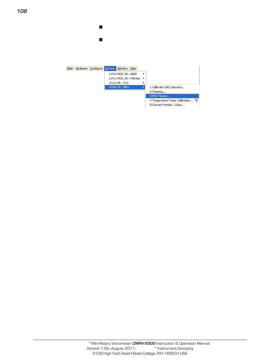 Cannon Instrument CMRV-5000 User Manual | Page 114 / 128