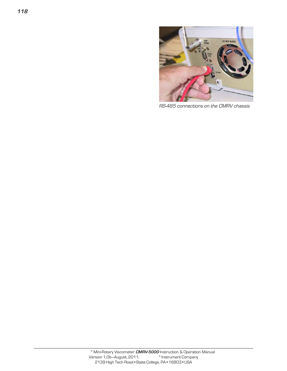 Cannon Instrument CMRV-5000 User Manual | Page 124 / 128