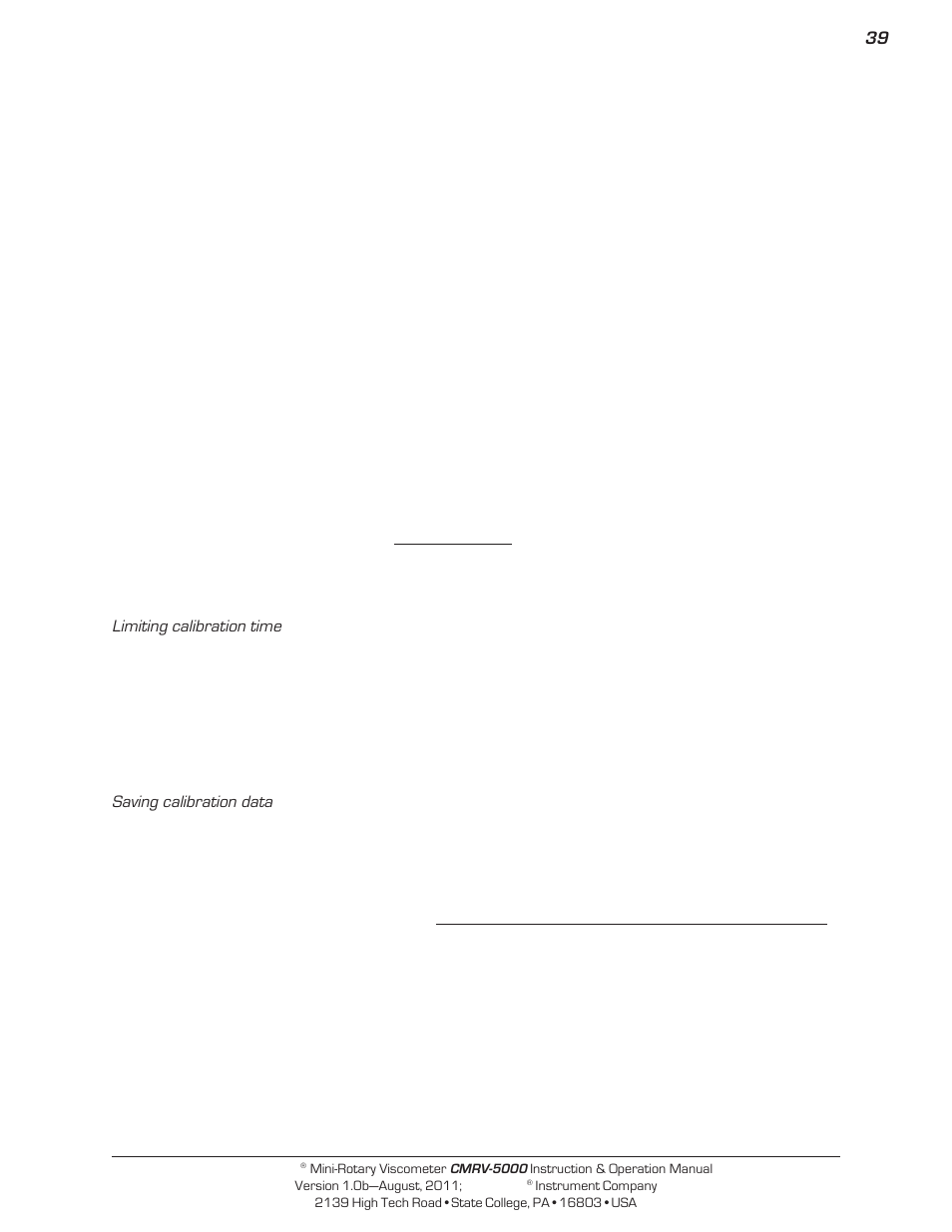 Cannon Instrument CMRV-5000 User Manual | Page 45 / 128
