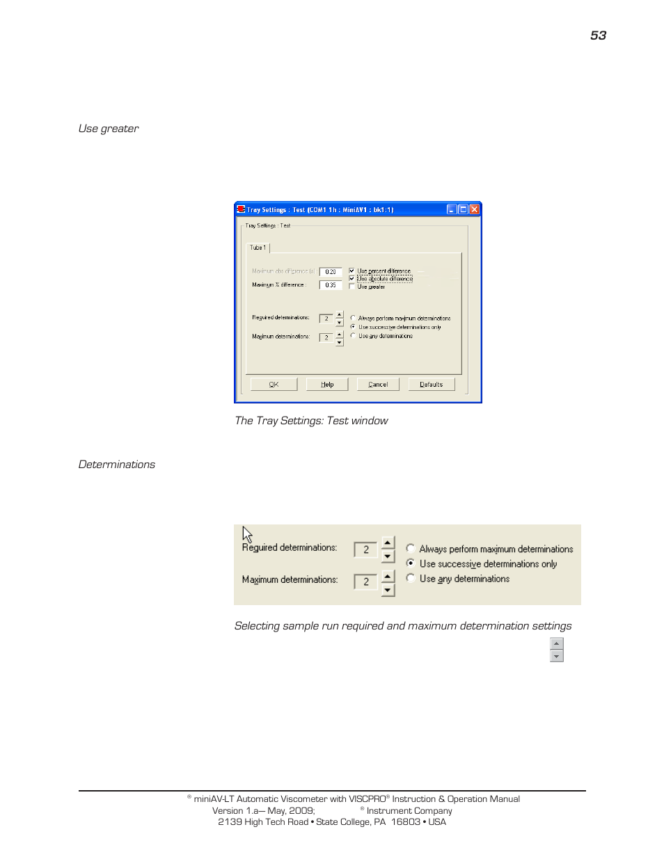 Cannon Instrument miniAV-LT User Manual | Page 57 / 124