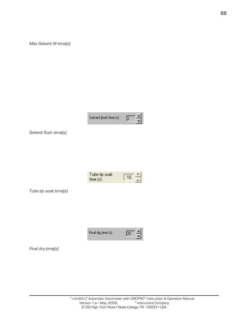 Cannon Instrument miniAV-LT User Manual | Page 59 / 124