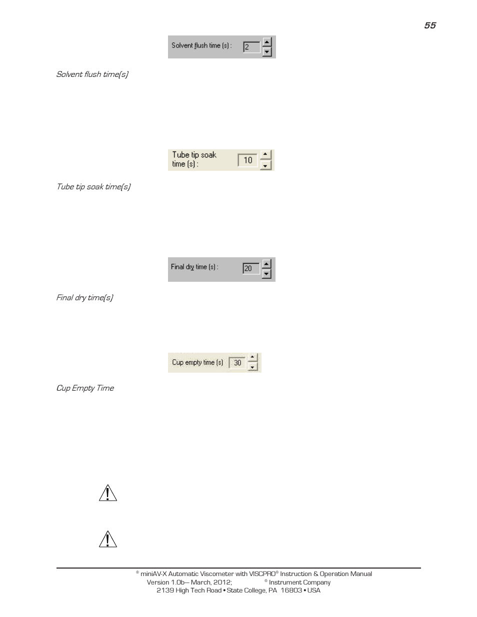 Cannon Instrument miniAV-X User Manual | Page 61 / 140