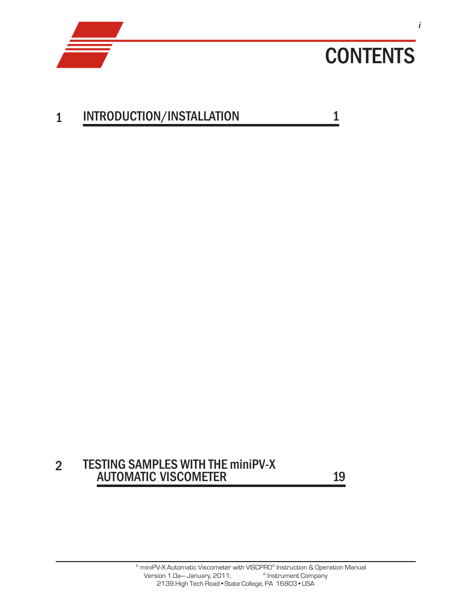 Cannon Instrument miniPV-X User Manual | 130 pages