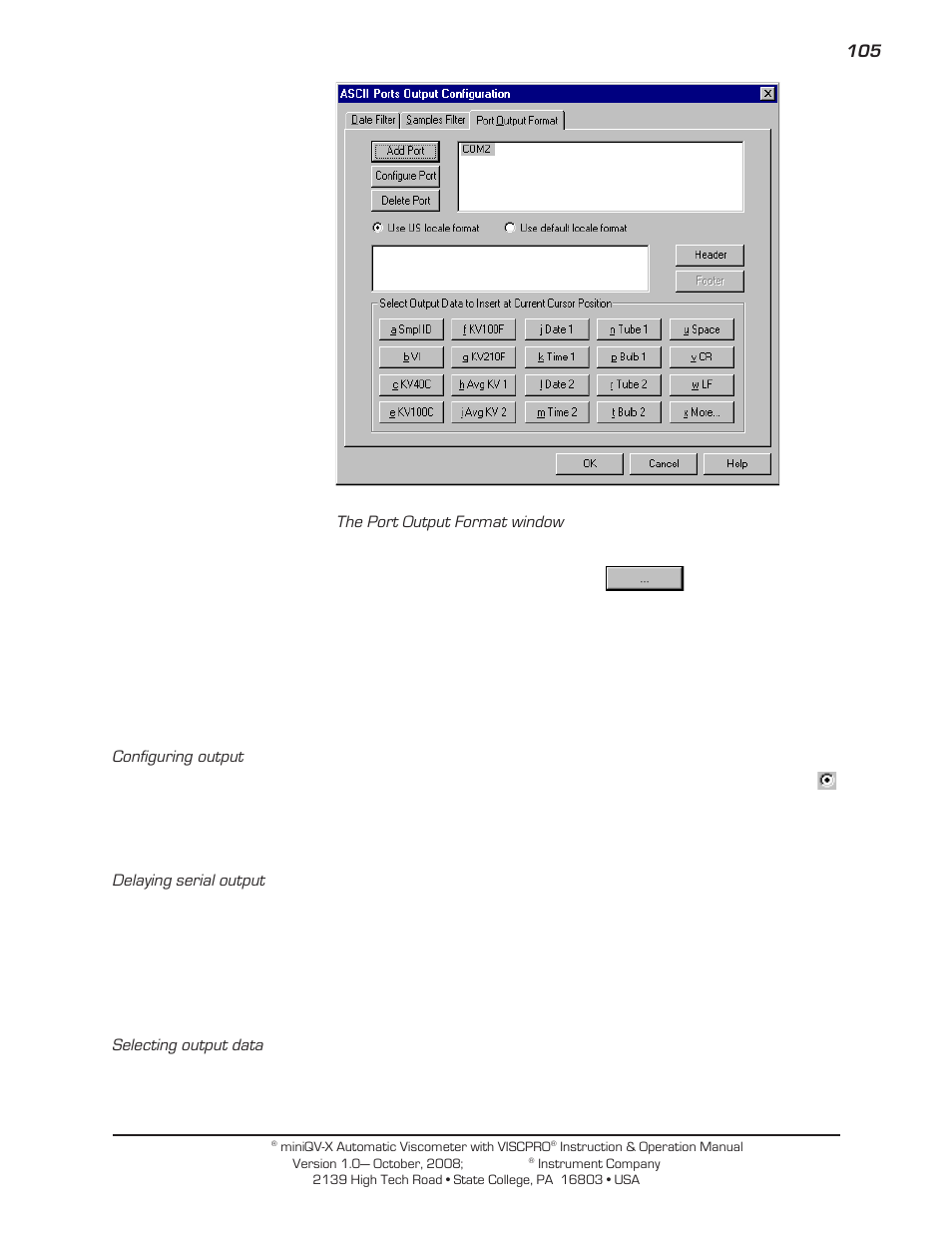 Cannon Instrument miniQV-X User Manual | Page 111 / 140