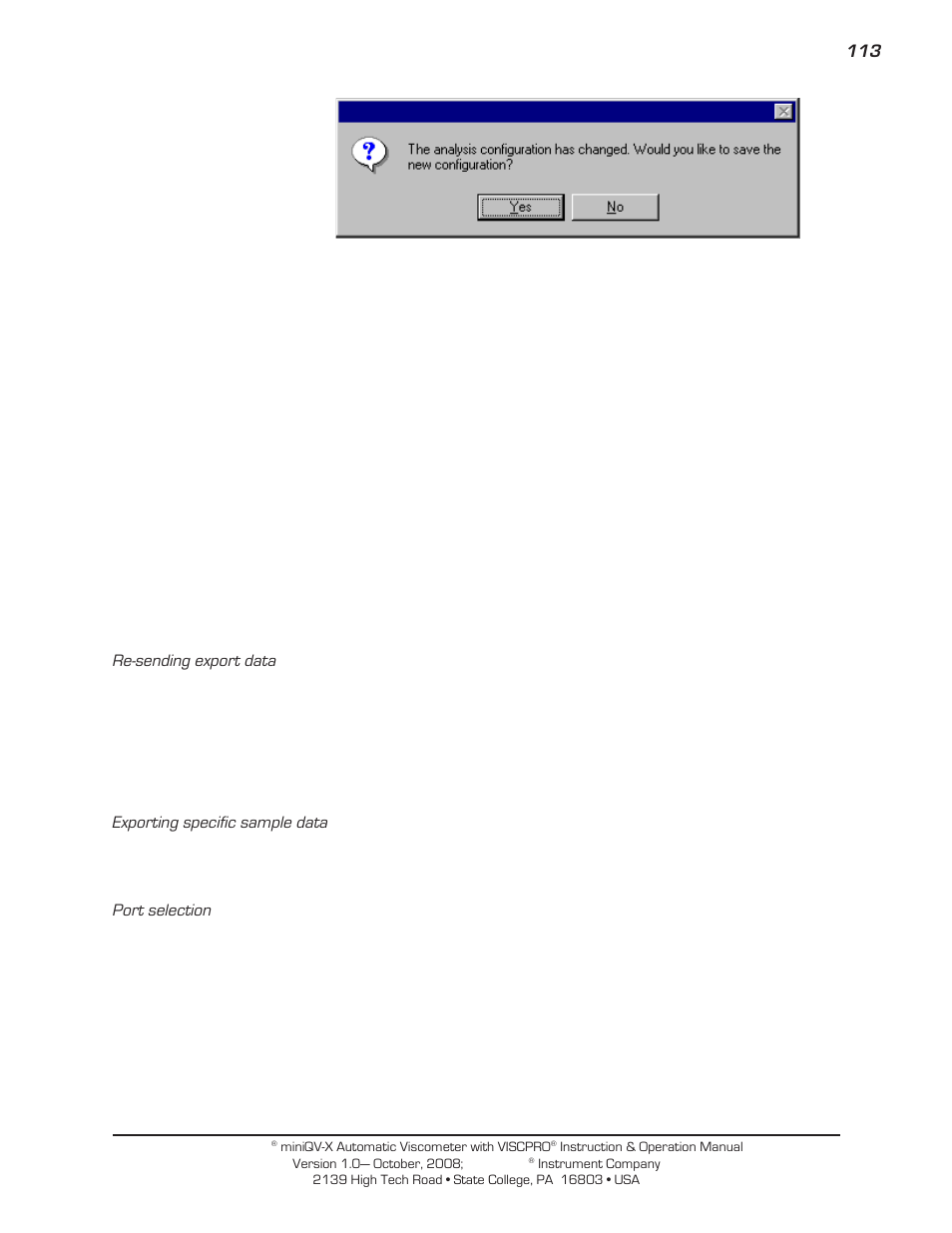 Cannon Instrument miniQV-X User Manual | Page 119 / 140
