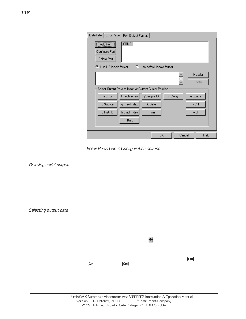 Cannon Instrument miniQV-X User Manual | Page 124 / 140