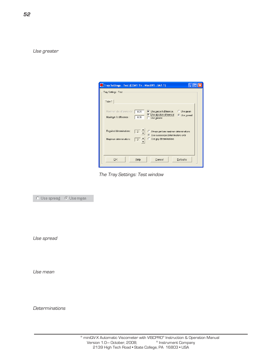 Cannon Instrument miniQV-X User Manual | Page 58 / 140