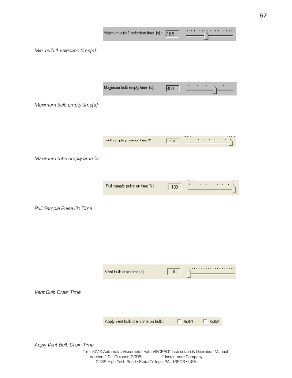 Cannon Instrument miniQV-X User Manual | Page 63 / 140