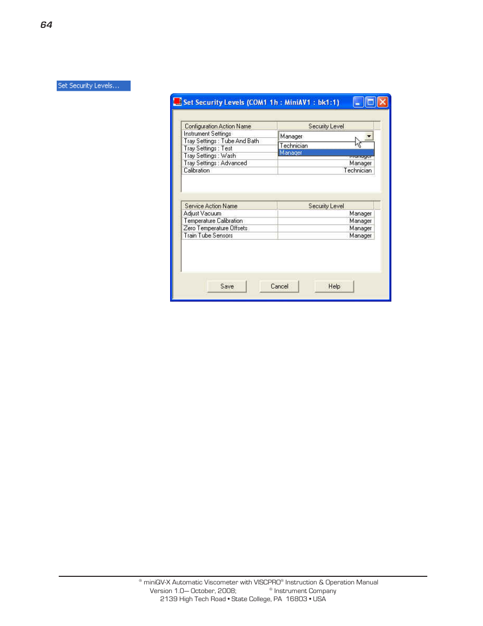 Cannon Instrument miniQV-X User Manual | Page 70 / 140