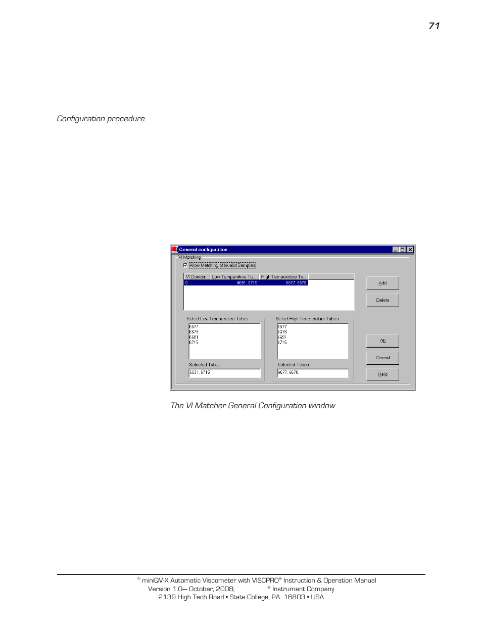 Cannon Instrument miniQV-X User Manual | Page 77 / 140