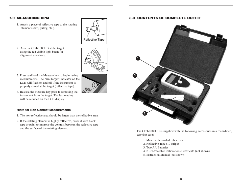 Checkline CDT-1000HD User Manual | Page 3 / 6