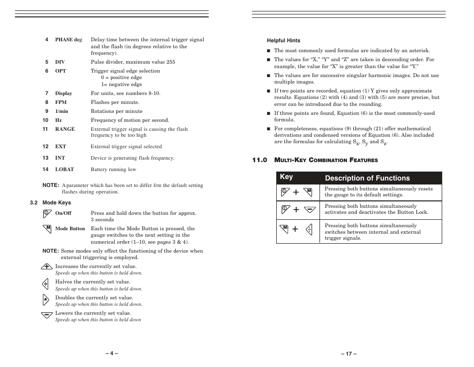 Checkline DS-2000LED-OT User Manual | Page 4 / 11