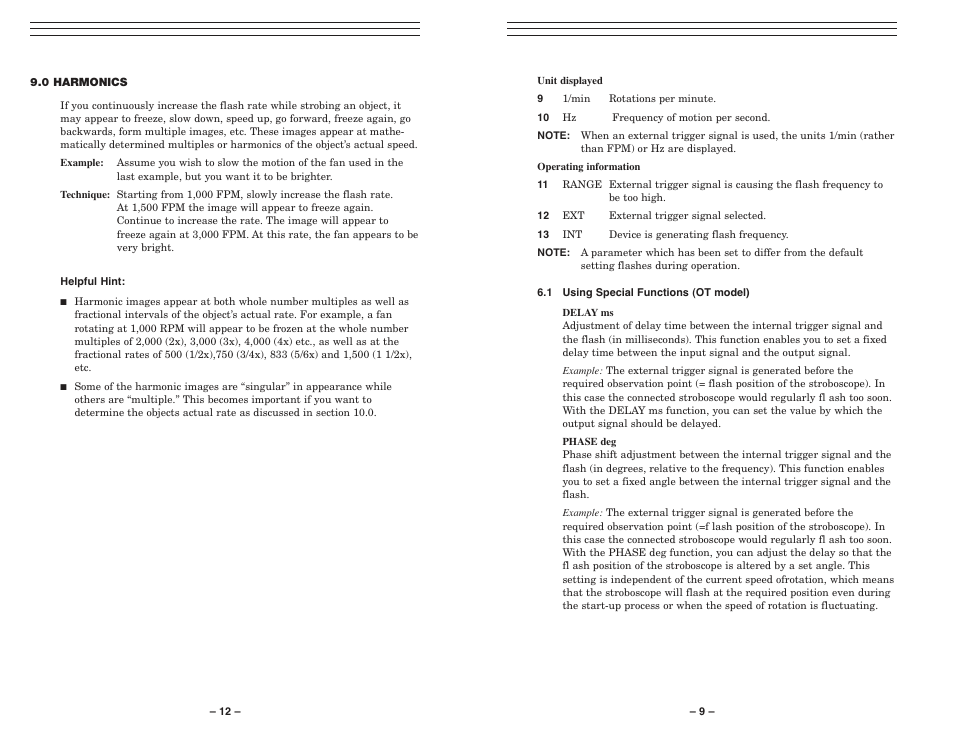 Checkline DS-2000LED-OT User Manual | Page 9 / 11