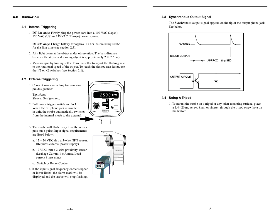 Checkline DT-725 User Manual | Page 4 / 6