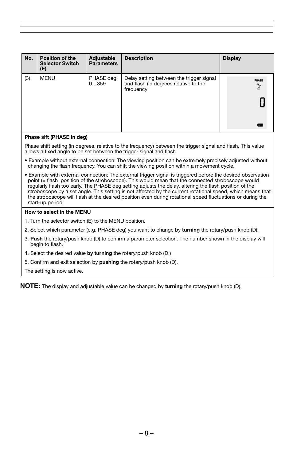 Checkline QB-LED User Manual | Page 9 / 22