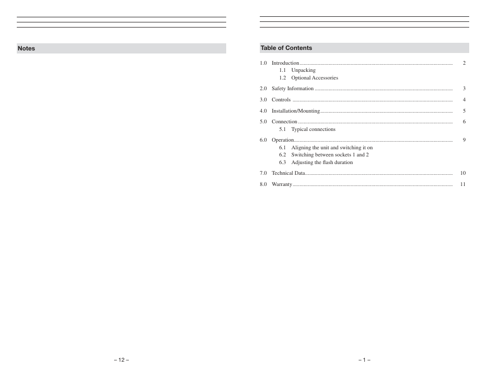 Checkline LS-5-LED User Manual | 7 pages