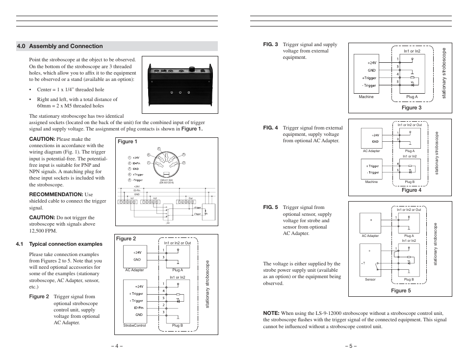 0 assembly and connection | Checkline LS-9-12000 User Manual | Page 4 / 6