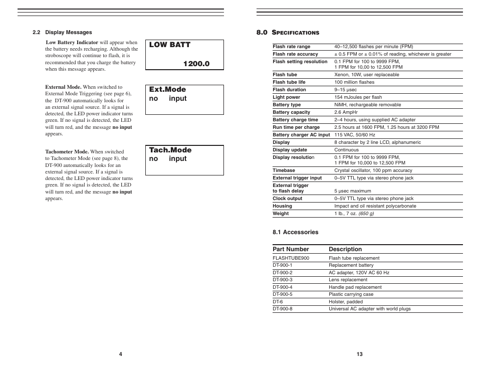 Checkline DT-900 User Manual | Page 4 / 9