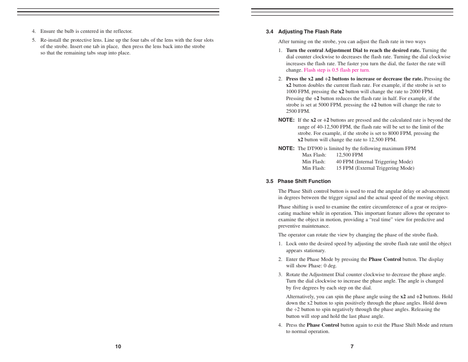 Checkline DT-900 User Manual | Page 7 / 9