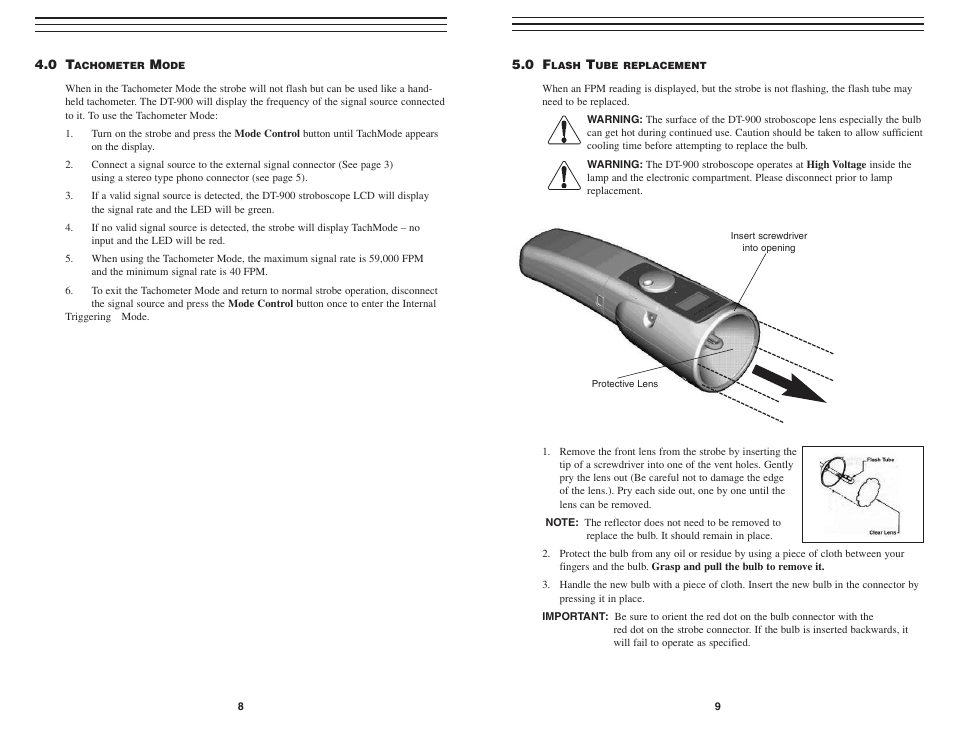 Checkline DT-900 User Manual | Page 8 / 9