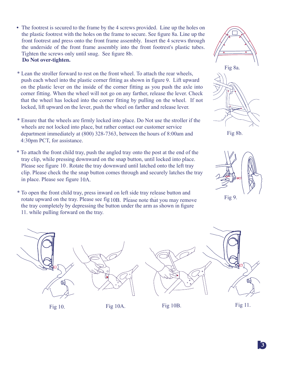 Baby Trend Jogger Travel System 9139CT User Manual | Page 4 / 9