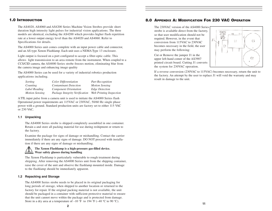 Checkline AS4000 User Manual | Page 2 / 7