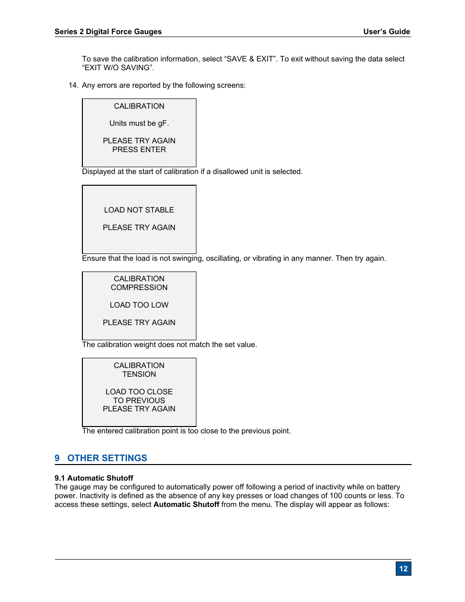 Checkline Series-2 User Manual | Page 13 / 16