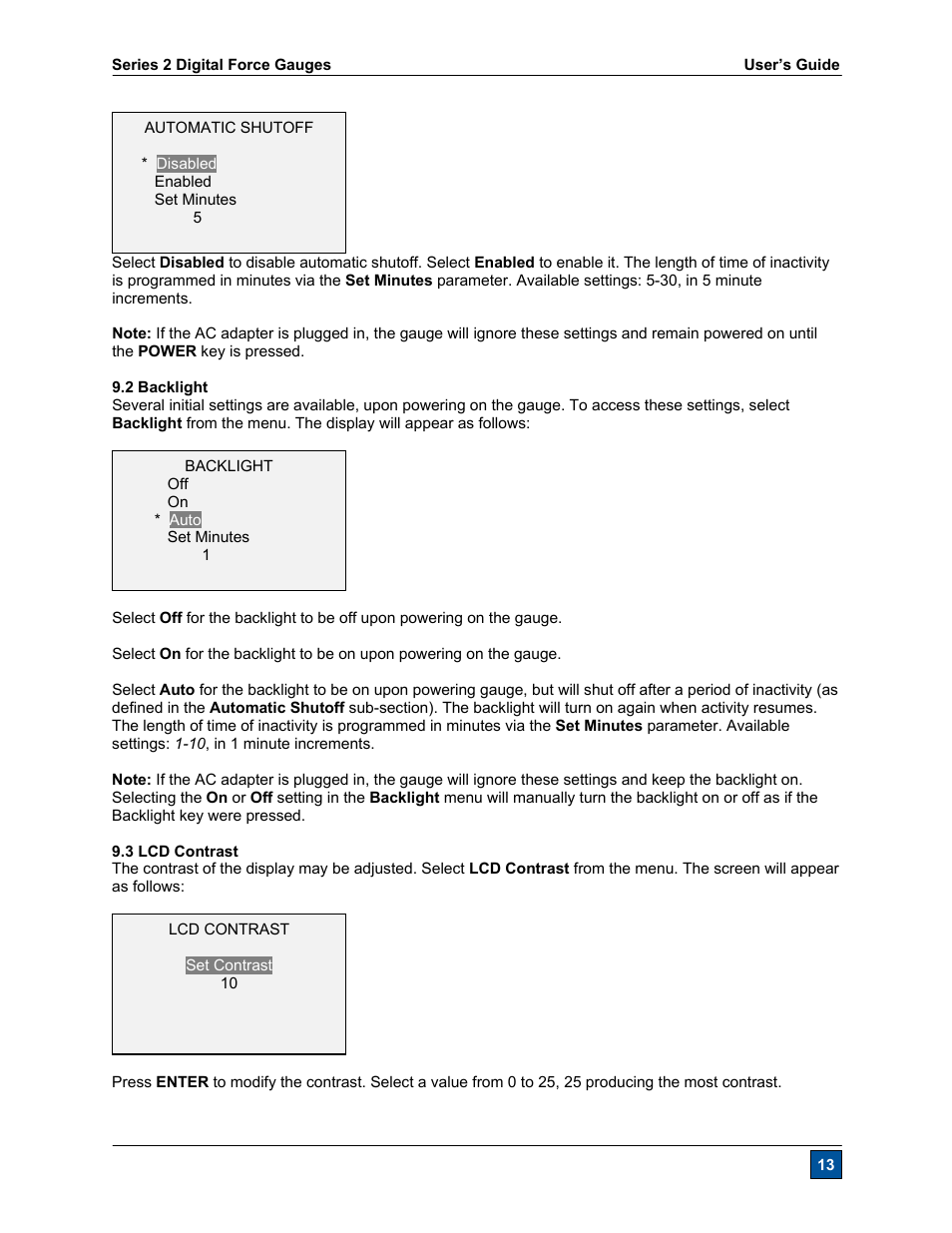 Checkline Series-2 User Manual | Page 14 / 16