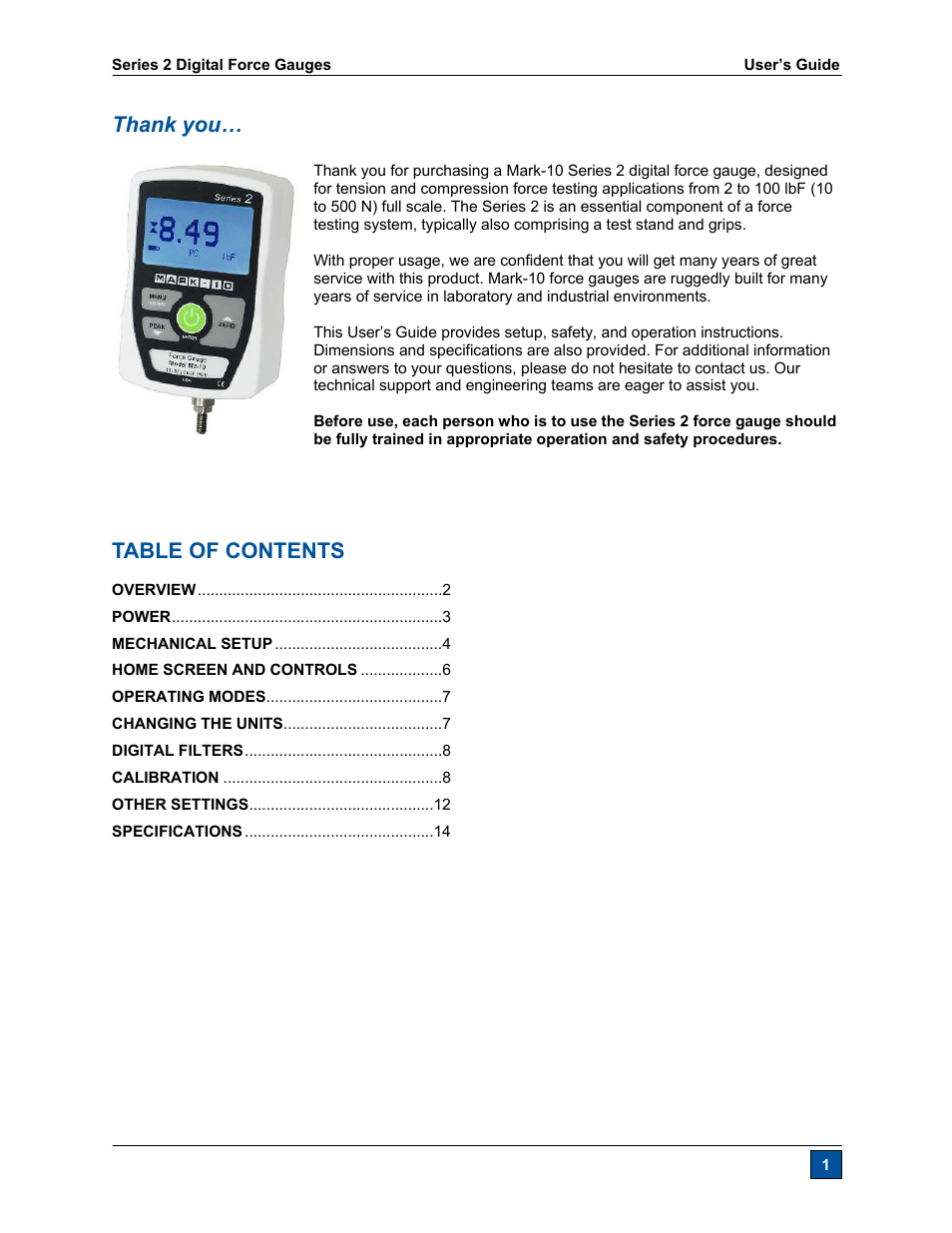 Checkline Series-2 User Manual | Page 2 / 16