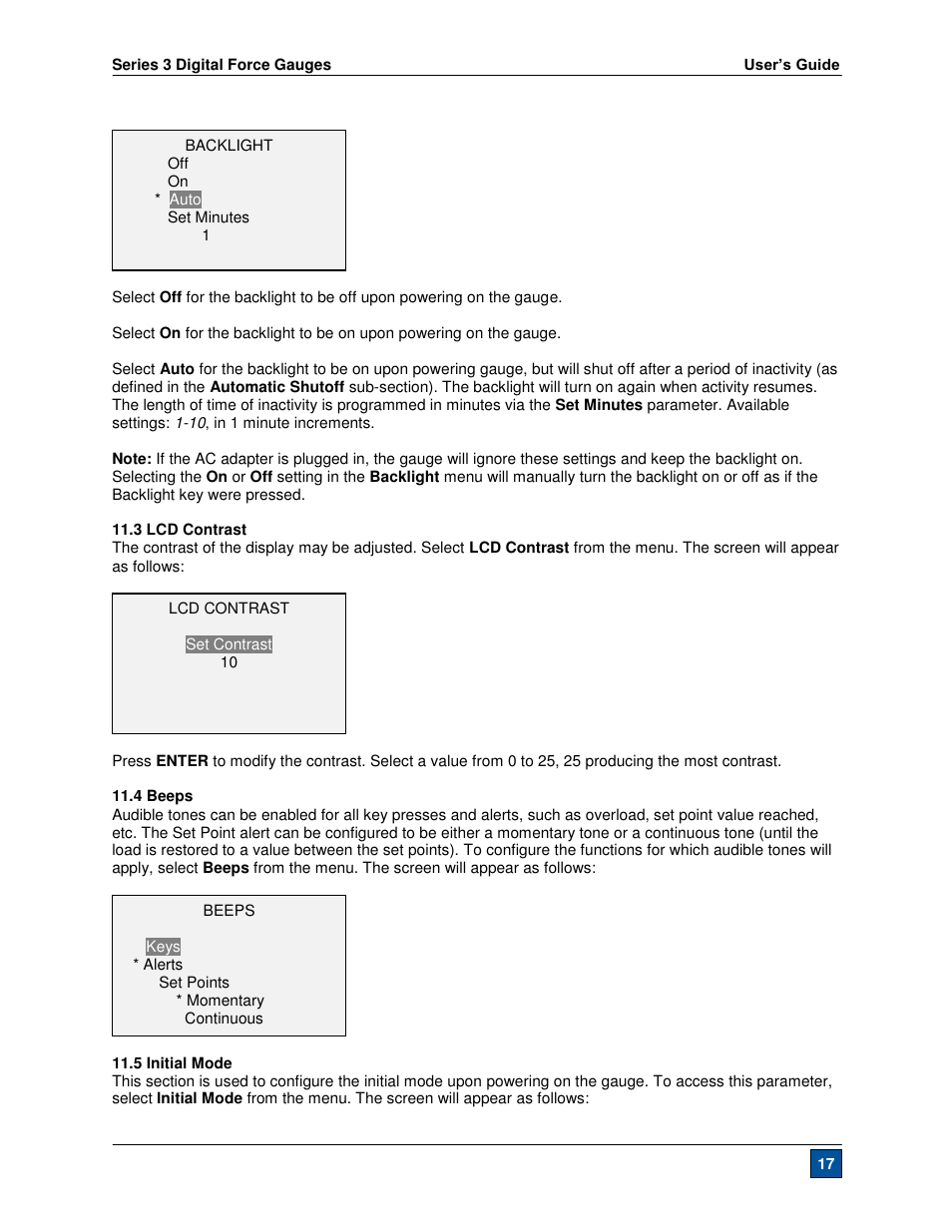 Checkline Series-3 User Manual | Page 18 / 22