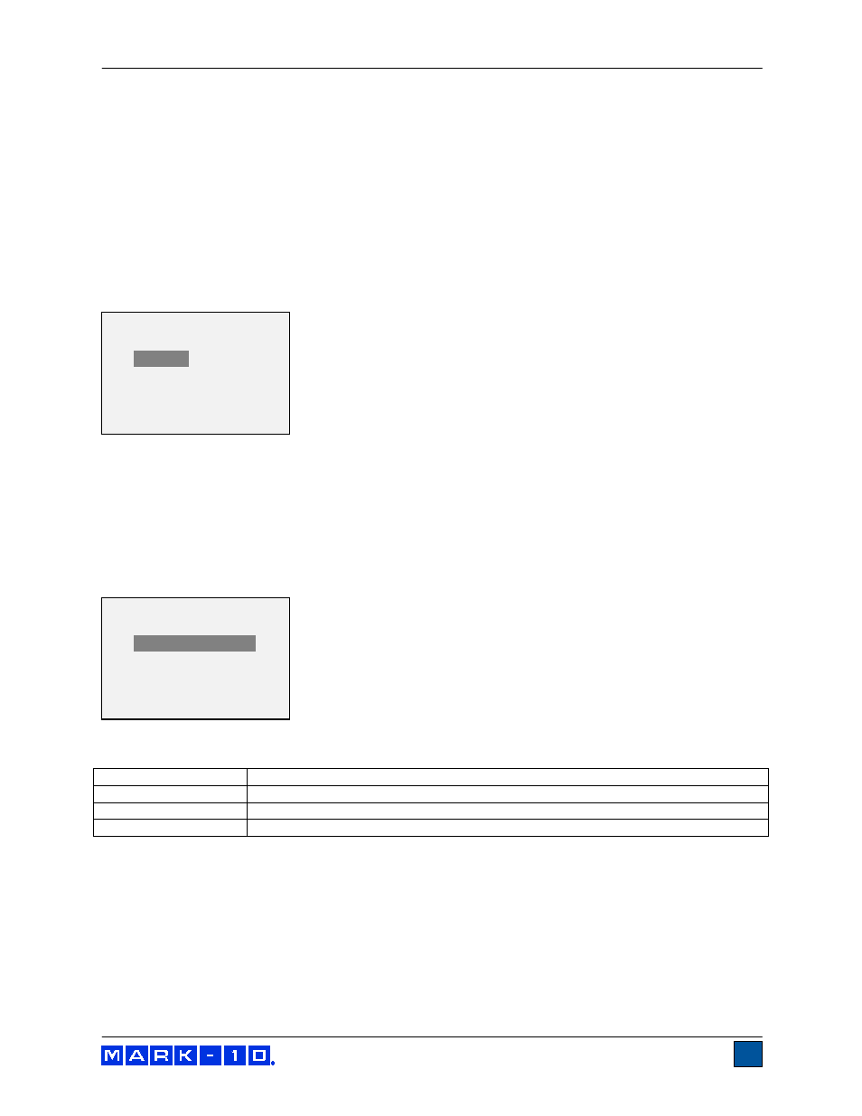 Data key, Rs232/usb output, Mitutoyo output | Memory storage, Mitutoyo bcd, Disabled, Ena w/o polarity, Ena w/polarity | Checkline Series-4 User Manual | Page 15 / 26