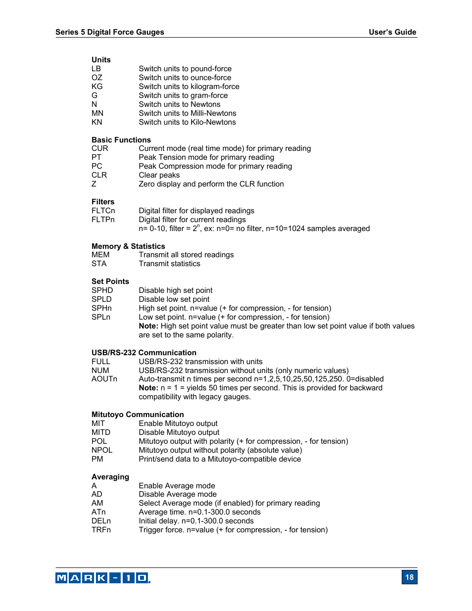 Checkline Series-5 User Manual | Page 19 / 34