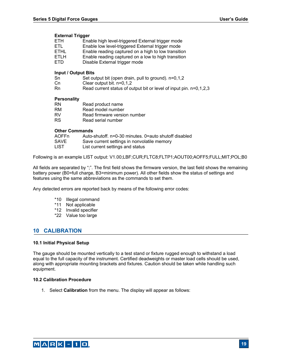 Checkline Series-5 User Manual | Page 20 / 34