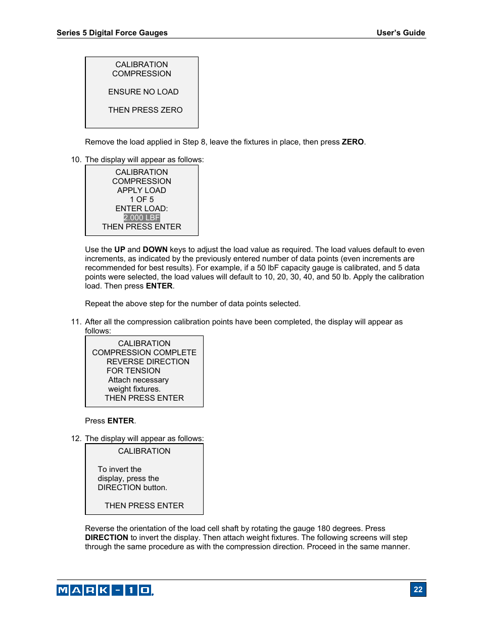 Checkline Series-5 User Manual | Page 23 / 34