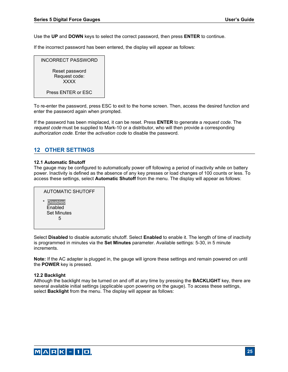 Checkline Series-5 User Manual | Page 26 / 34