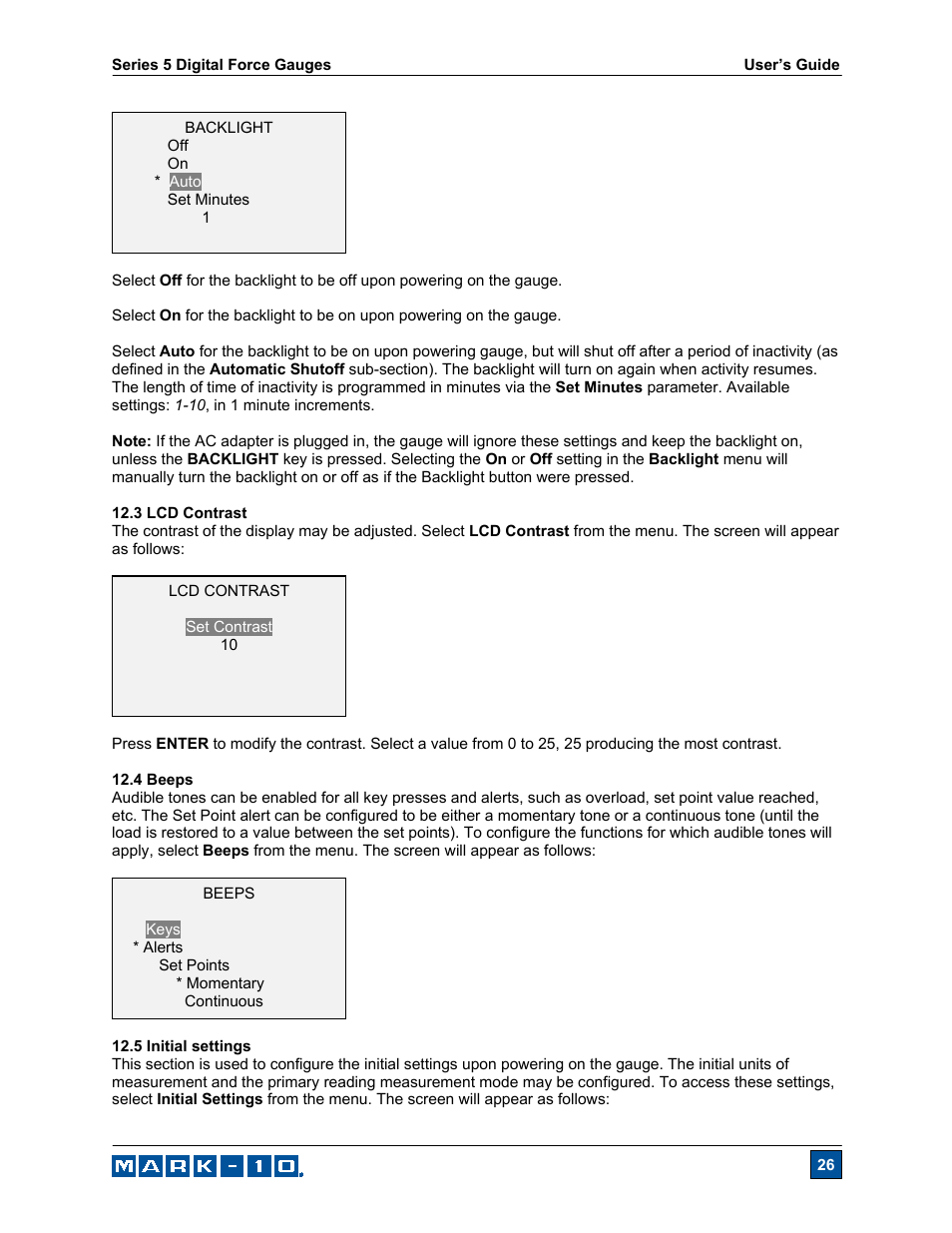 Checkline Series-5 User Manual | Page 27 / 34