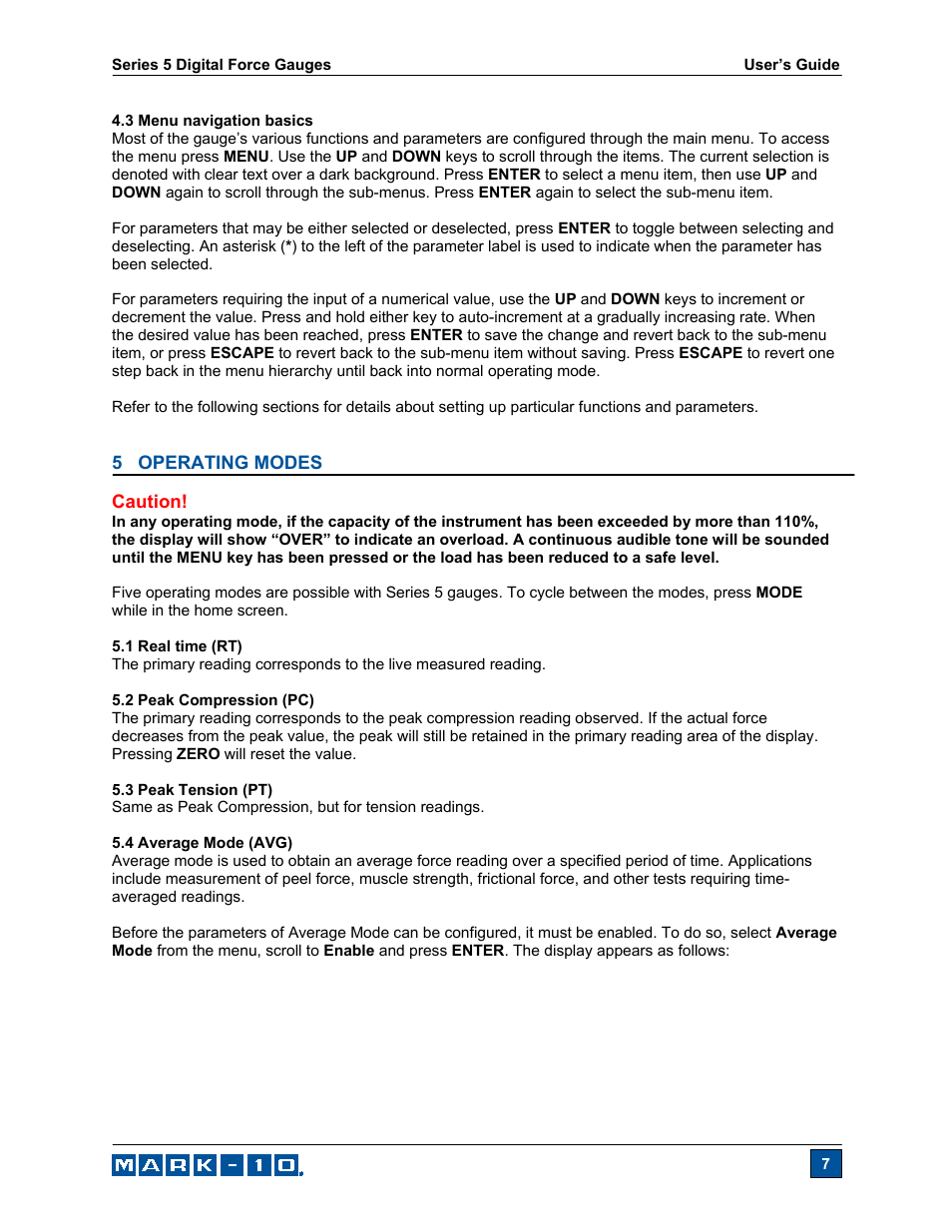 Checkline Series-5 User Manual | Page 8 / 34