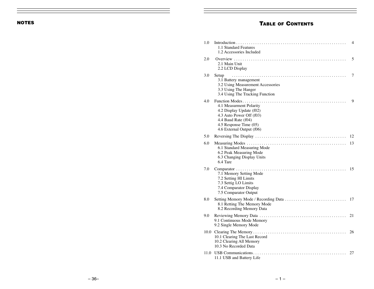 Checkline FGV-XY User Manual | 19 pages