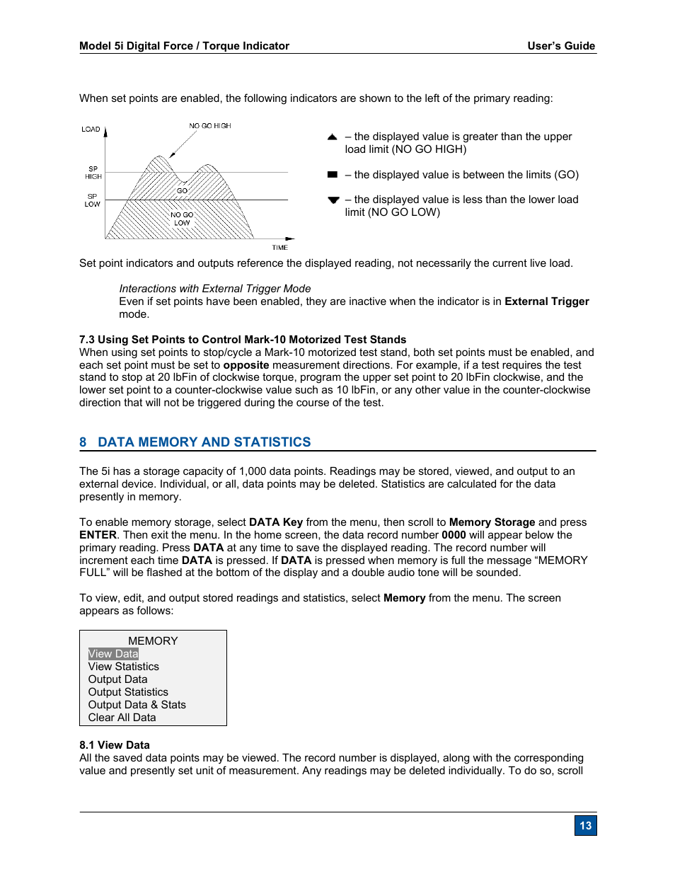 Checkline Series-5I User Manual | Page 14 / 32