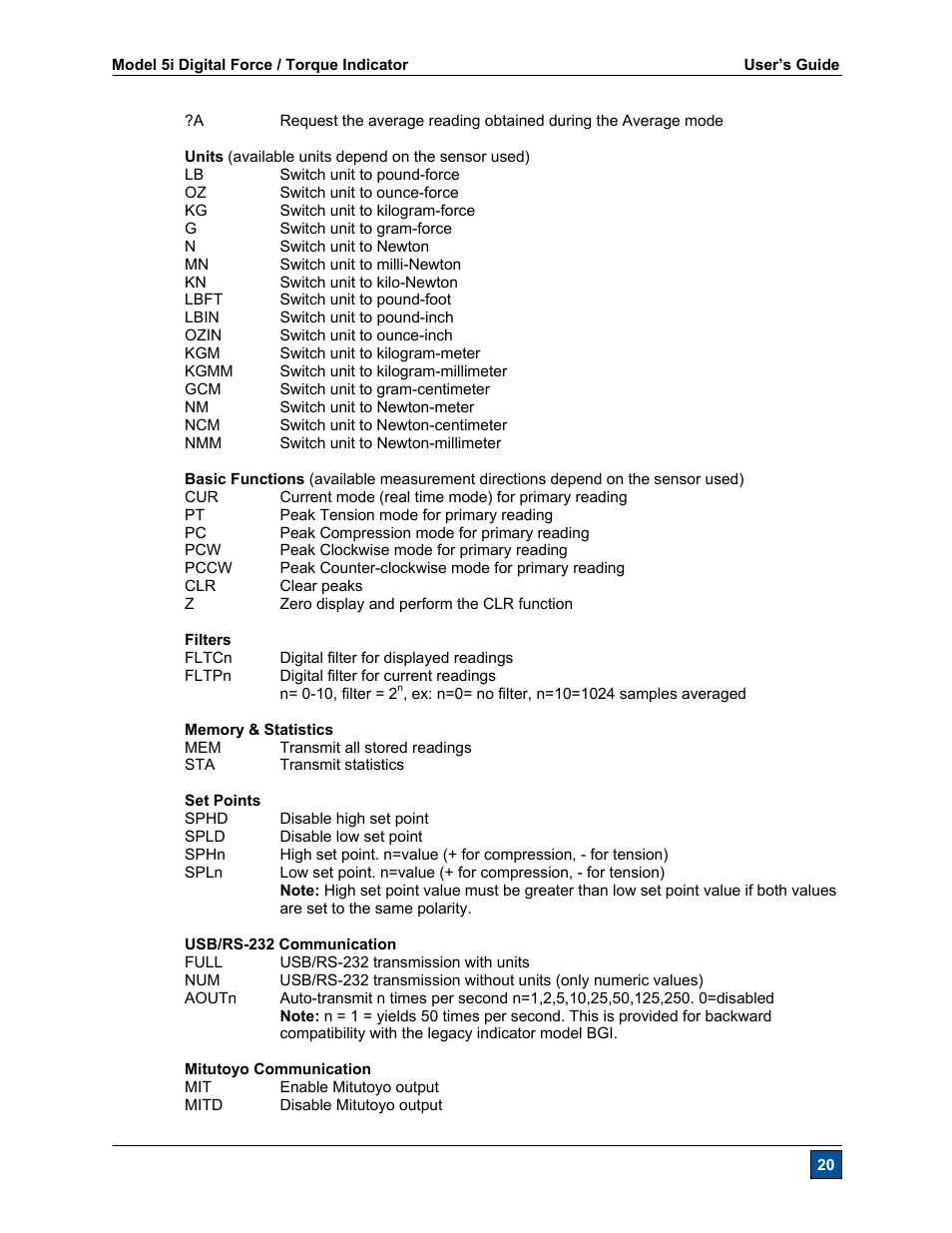 Checkline Series-5I User Manual | Page 21 / 32