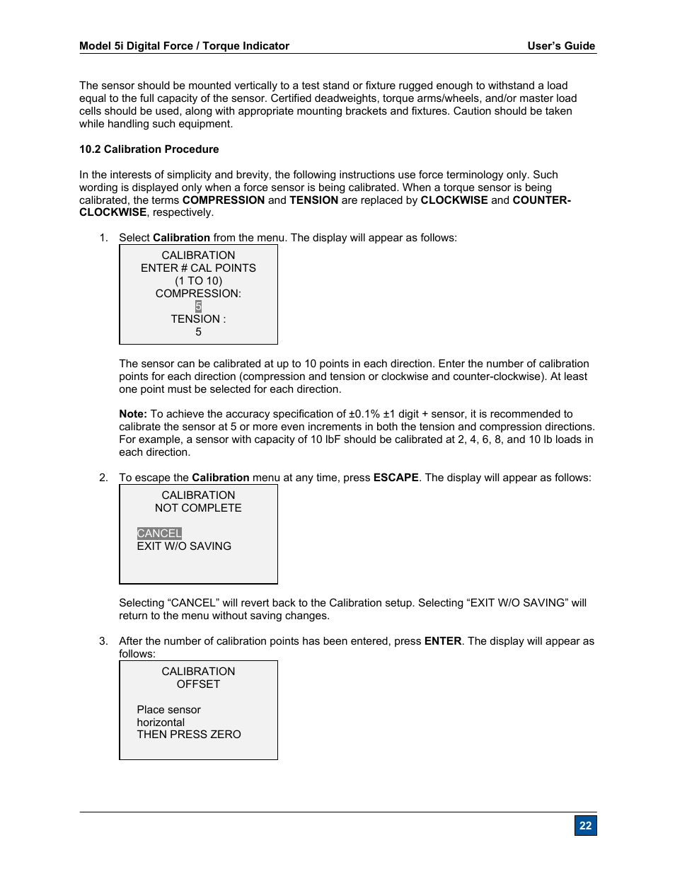Checkline Series-5I User Manual | Page 23 / 32
