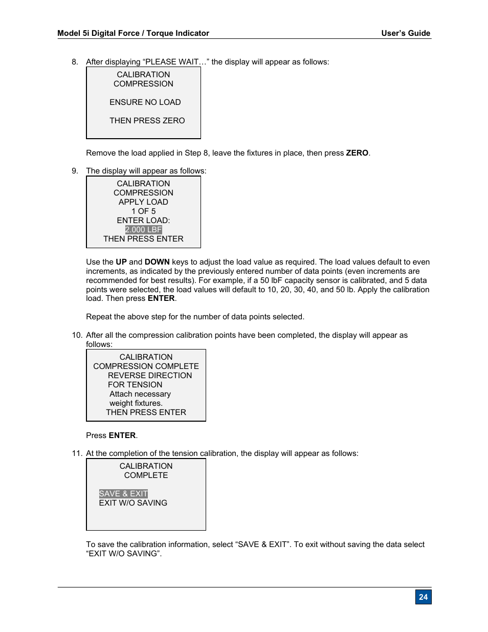 Checkline Series-5I User Manual | Page 25 / 32