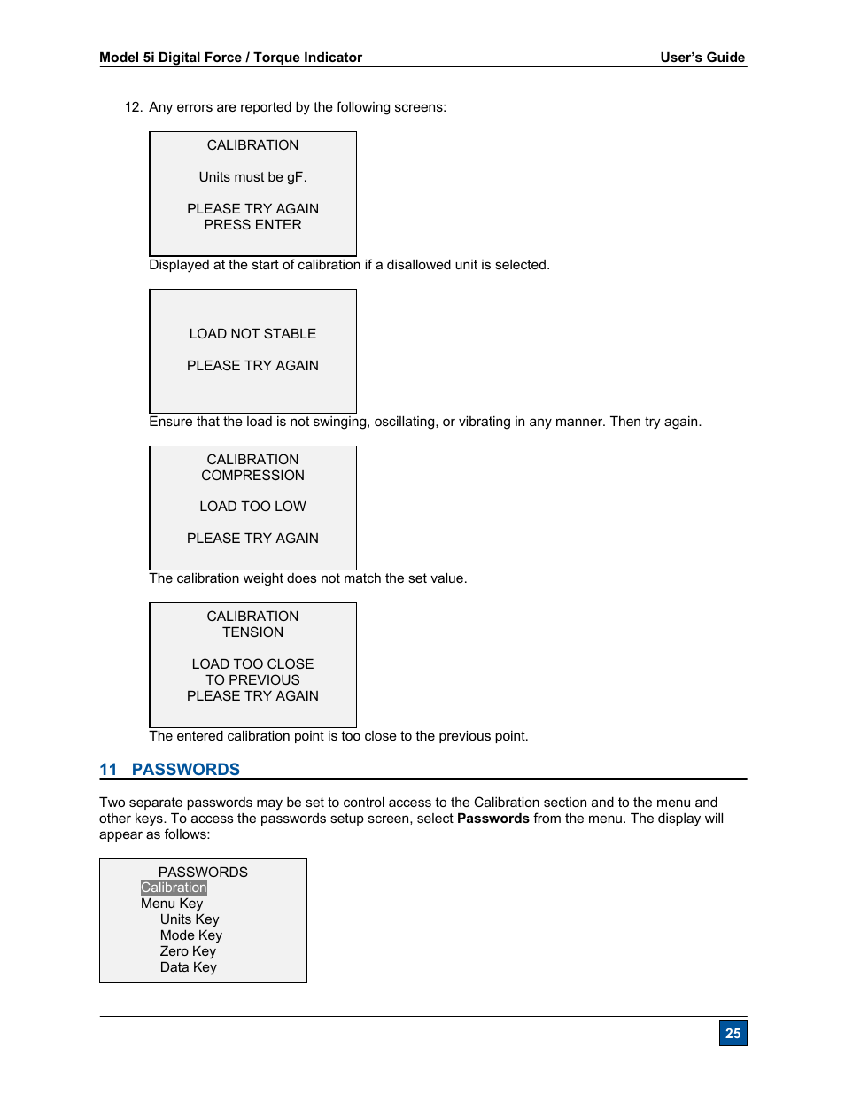 Checkline Series-5I User Manual | Page 26 / 32