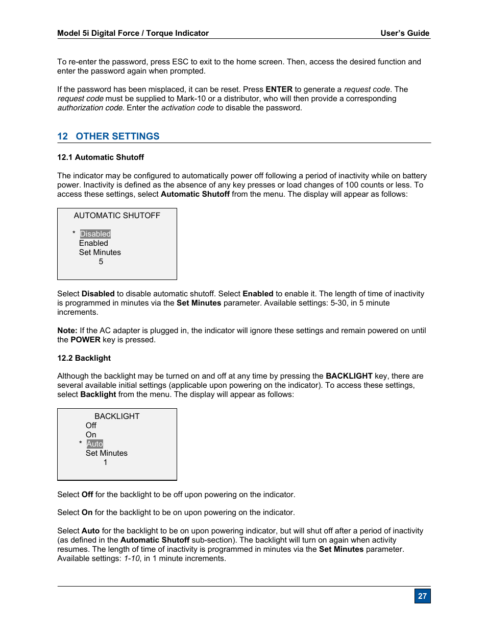 Checkline Series-5I User Manual | Page 28 / 32