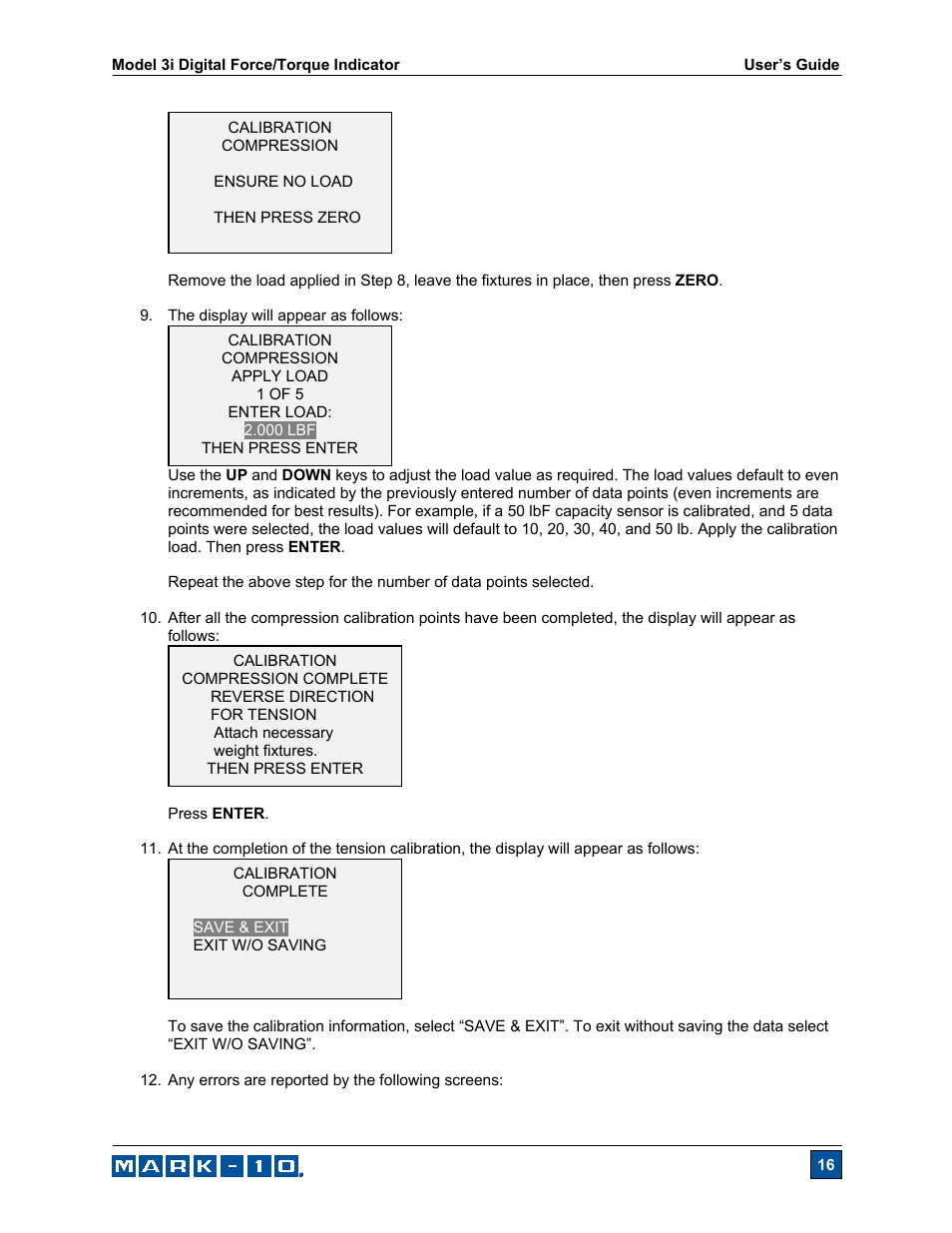 Checkline Series-3I User Manual | Page 17 / 24