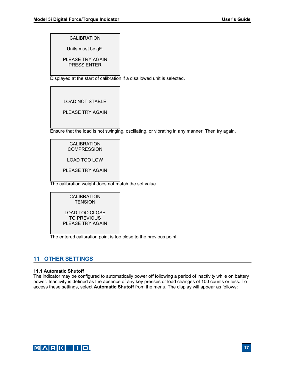 Checkline Series-3I User Manual | Page 18 / 24