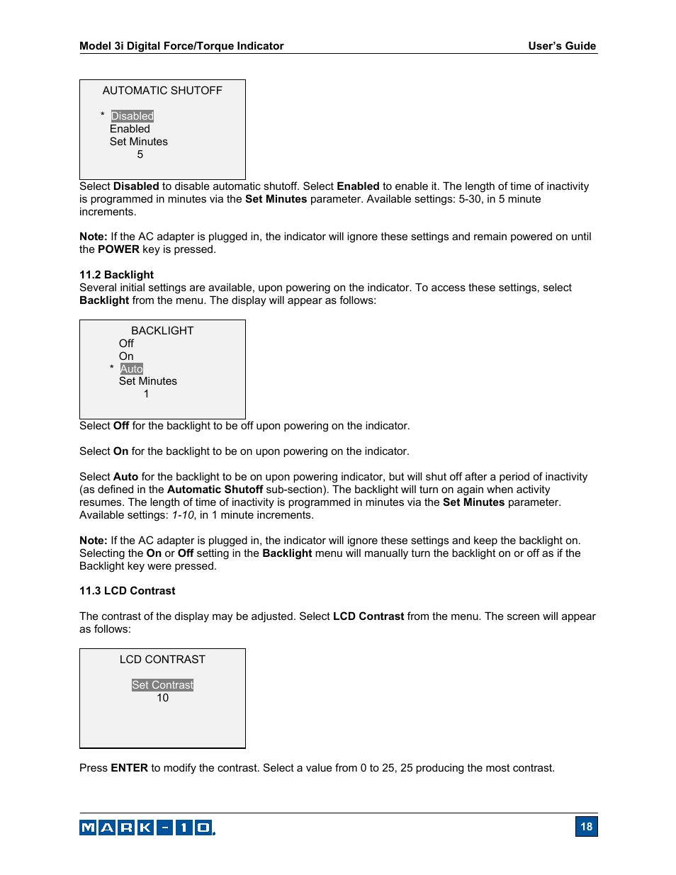 Checkline Series-3I User Manual | Page 19 / 24